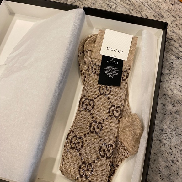Gucci lame gg socks - Picture 7 of 12